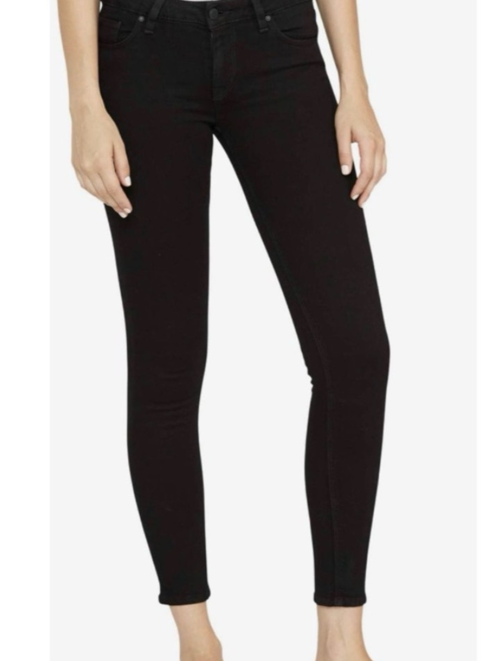 Hudson Jeans Women's Black Skinny Jeans 26- Sleek Stretch